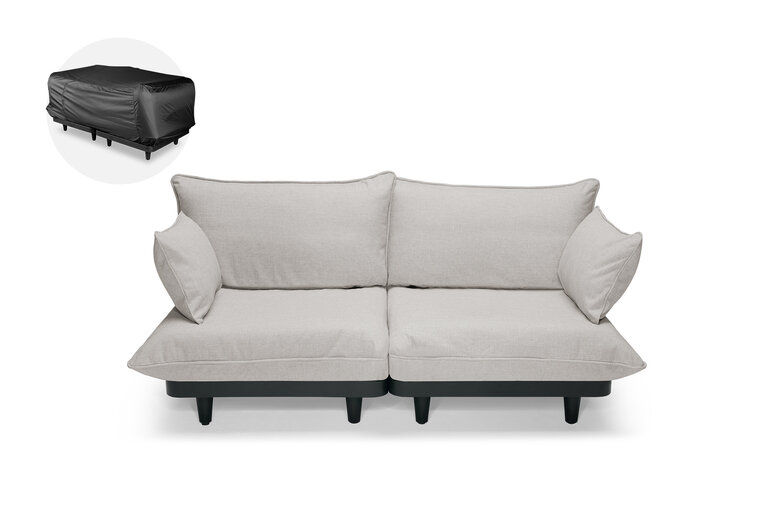fatboy Paletti Lounge Sofa + gratis hoes Modulaire loungebank voor buiten grijs 190x100x90 cm