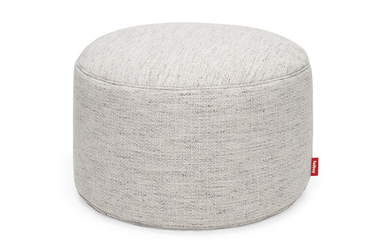 fatboy Point Large Mingle Grote poef voor binnen grijs Ø 70x40 cm