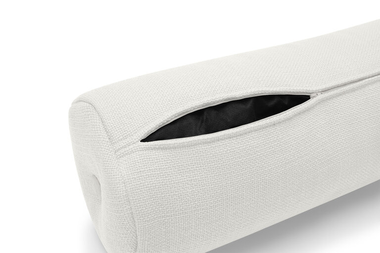 Fatboy Puff Weave Rolster Pillows Sierkussen Wit 65xØ 24 Cm