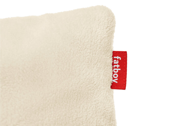 Fatboy Square Pillow Teddy Kussen Gemaakt Van Superzachte Teddystof Beige 50x50 Cm