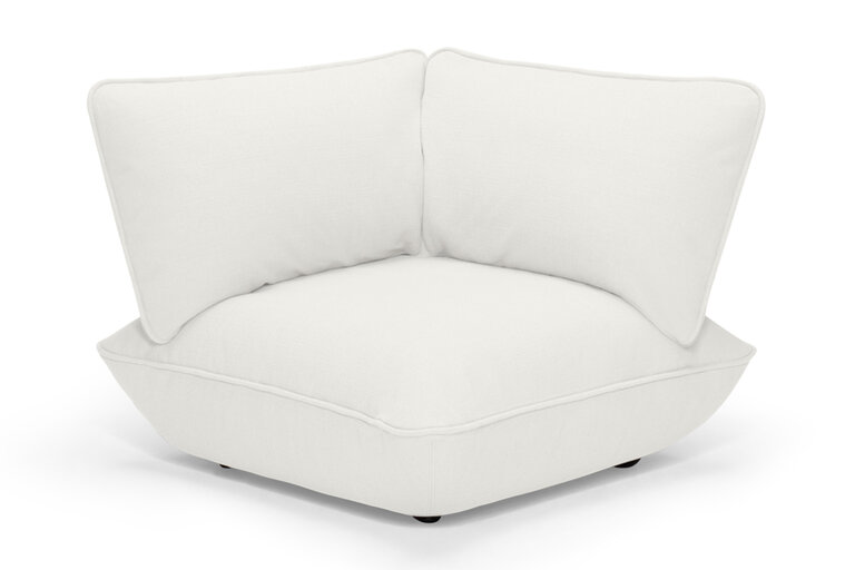 fatboy Sumo Corner Seat Weave Modulaire binnenbank wit 108x108x90 cm