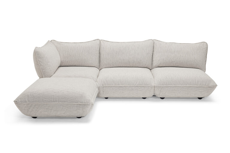 fatboy Sumo Corner Sofa Mingle Modulaire hoekbank grijs 301 cmx204.5x90 cm