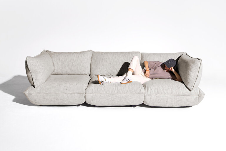 Fatboy Sumo Seat Mingle Modulaire Binnenbank Grijs 108x108x90 Cm