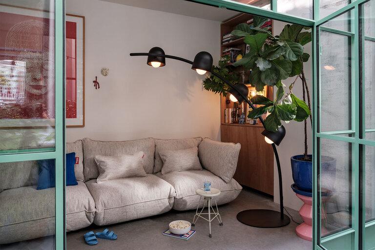 fatboy Sumo Sofa Grand Mingle Modulaire binnenbank grijs 301x108x90 cm