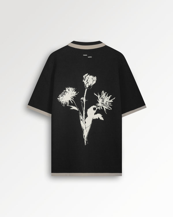 filling pieces Knit Shirt Gardener Black