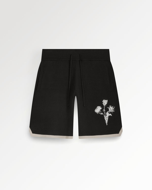 filling pieces Knit Shorts Gardener Black