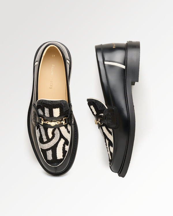 filling pieces Loafer Gowtu Black / Off White