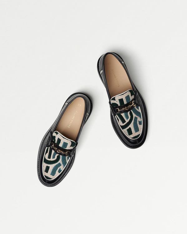 filling pieces Loafer Gowtu Black