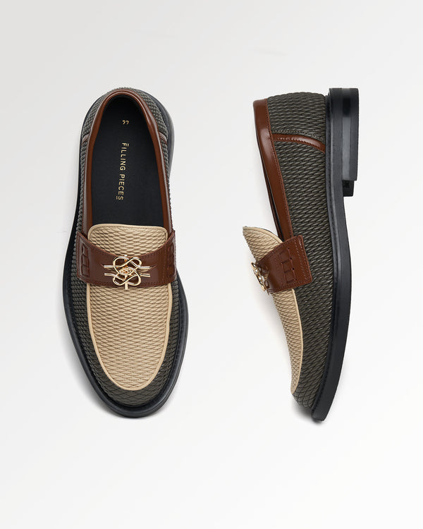 filling pieces Loafer Reed Beige / Green