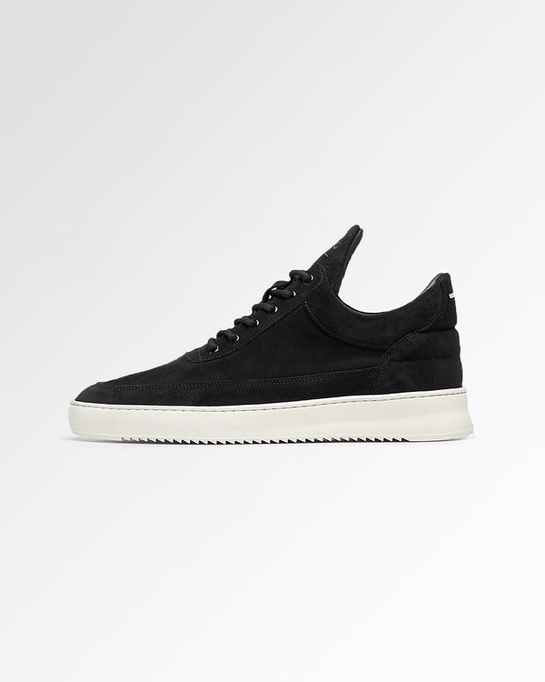 filling pieces Low Top Organic Suede Black