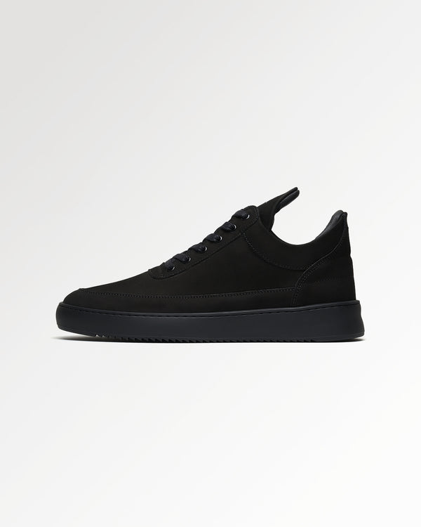 filling pieces Low Top Ripple Nubuck All Black