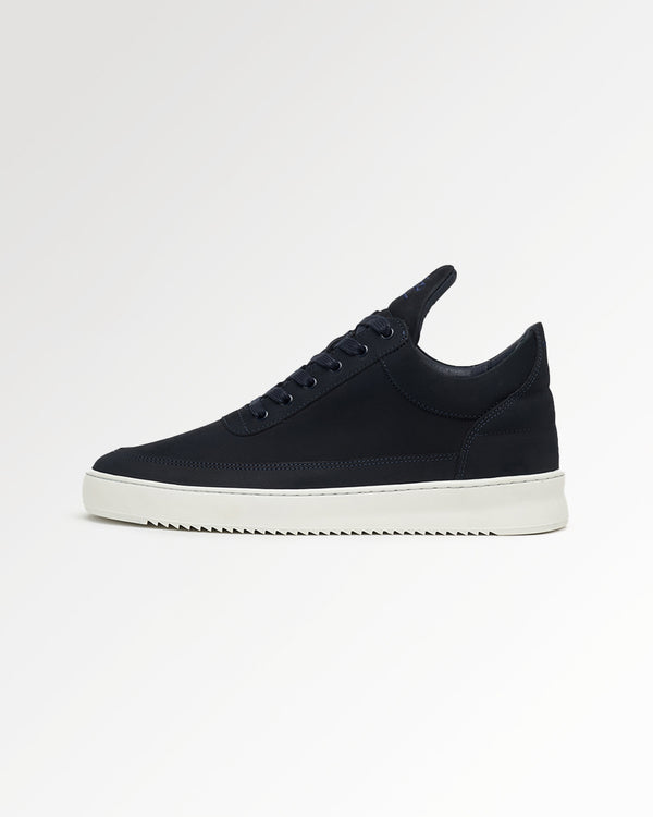 filling pieces Low Top Ripple Nubuck Navy
