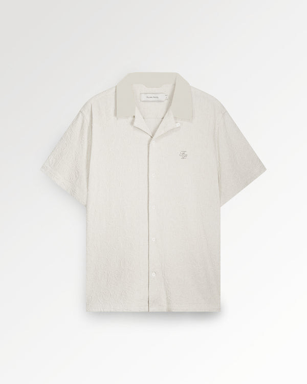 filling pieces Resort Shirt Petal Ecru