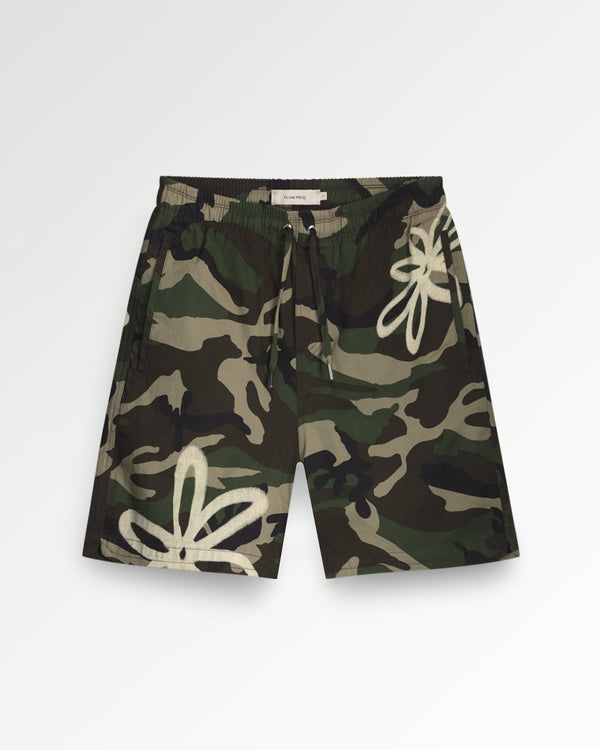 filling pieces Shorts Flower Camo