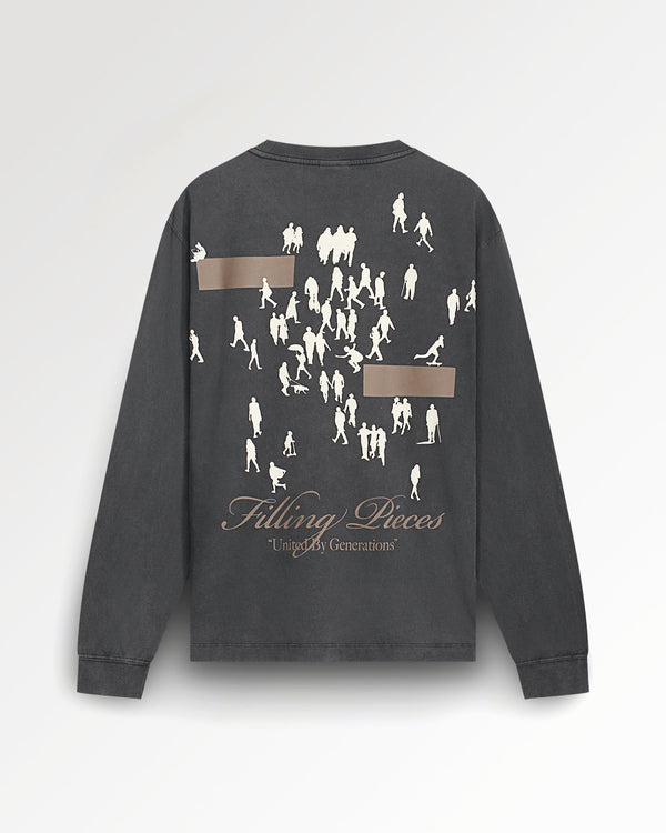 filling pieces Longsleeve United by Generations Vintage Black