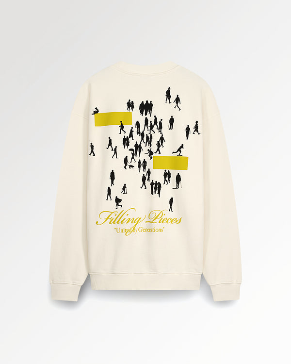 filling pieces Sweatshirt United by Generations Antique White