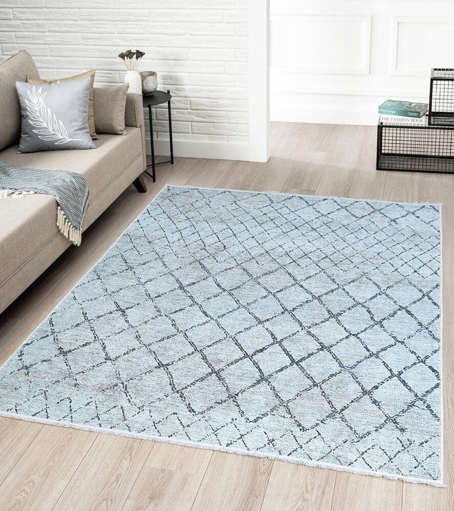 Flycarpets Adrasos Modern Beige - Bruin Vloerkleed - Scandinavisch Design Wasbaar & Waterdicht
