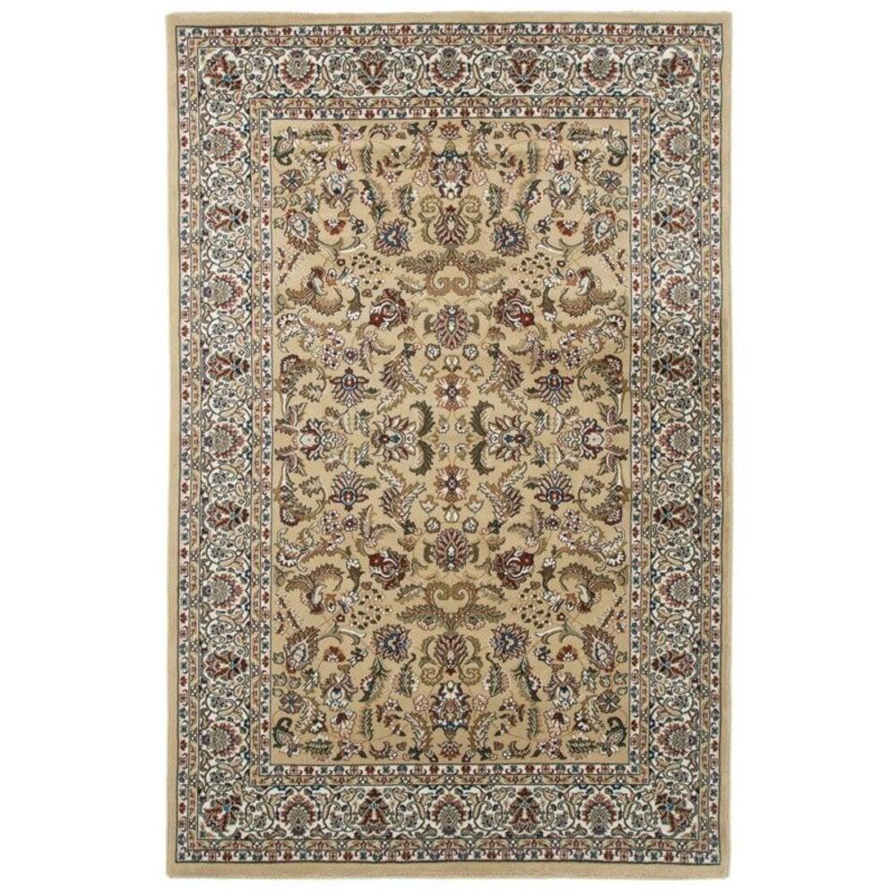Flycarpets Ahlat Klassiek Beige Vloerkleed - Oosters Motief