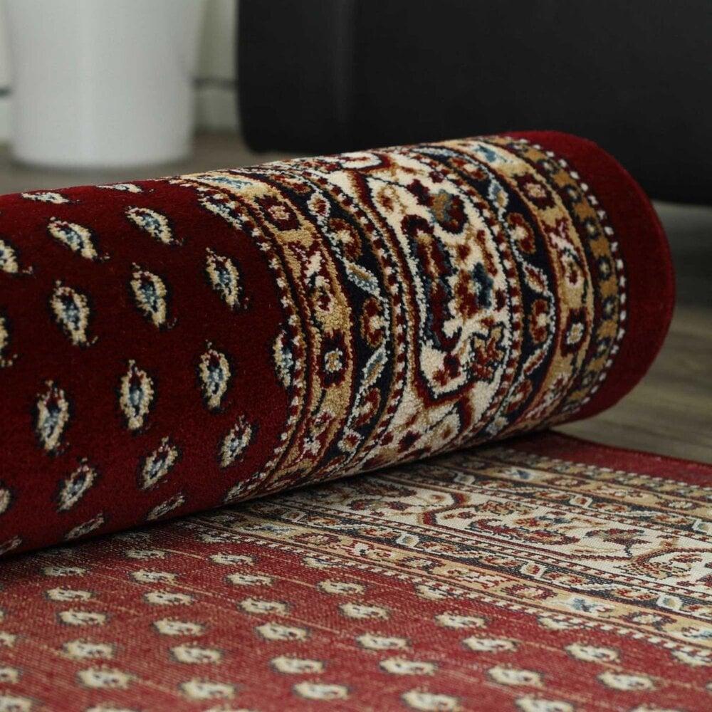 Flycarpets Ahlat Klassiek Rood Vloerkleed - Oosters Motief