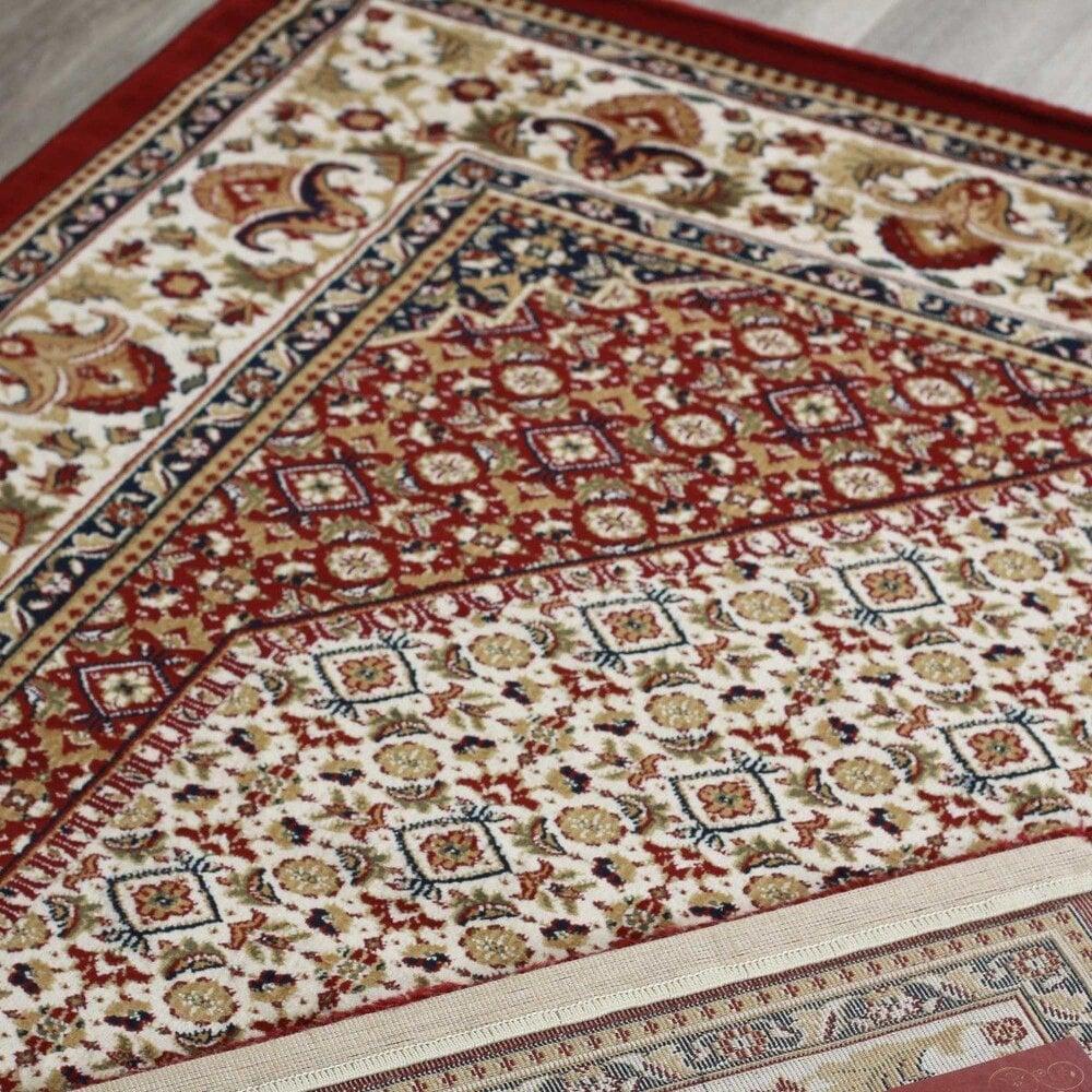 Flycarpets Ahlat Klassiek Rood Vloerkleed - Oosters Motief