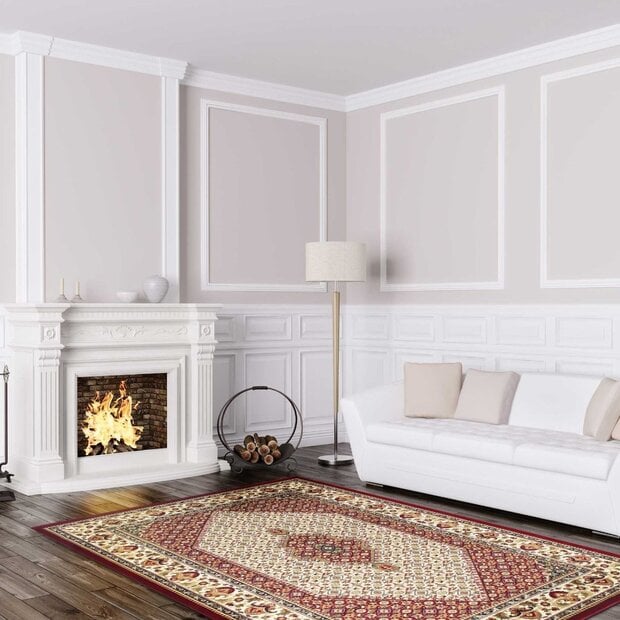 flycarpets Ahlat Klassiek rood vloerkleed - Oosters Motief