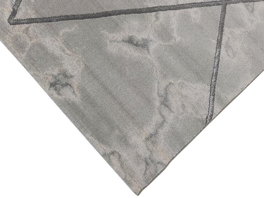 Flycarpets Alba Modern Grijs Vloerkleed - Marmer Design