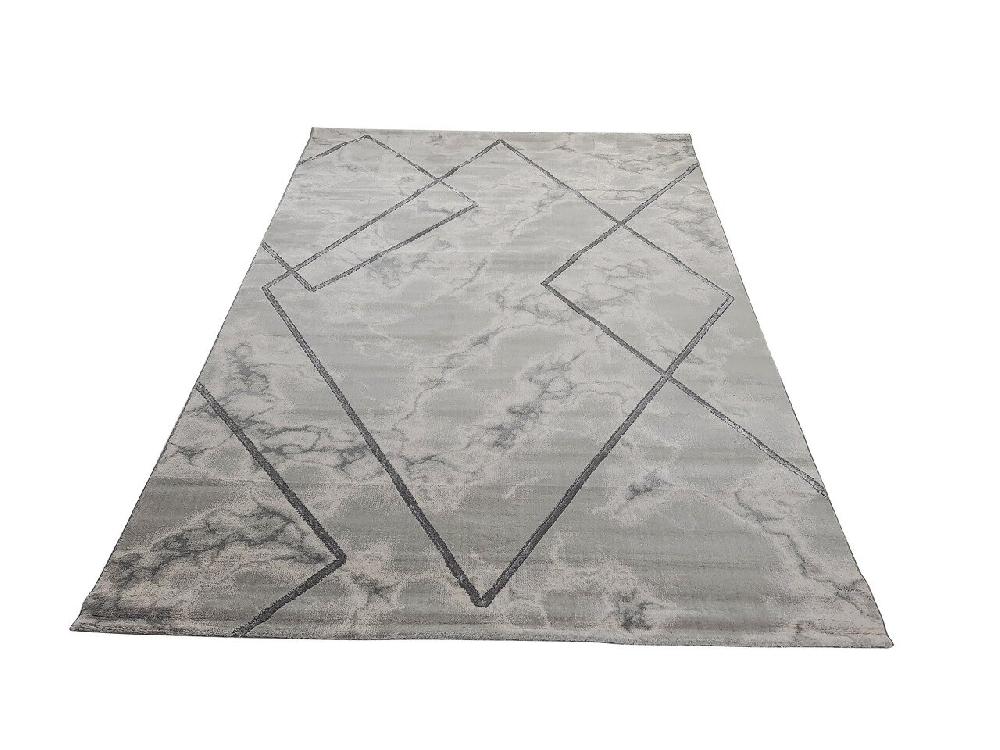 Flycarpets Alba Modern Grijs Vloerkleed - Marmer Design