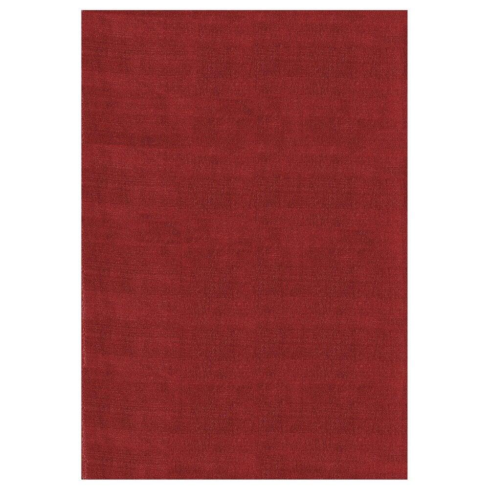 Flycarpets Alberta Laagpolig Fluffy Rood Vloerkleed