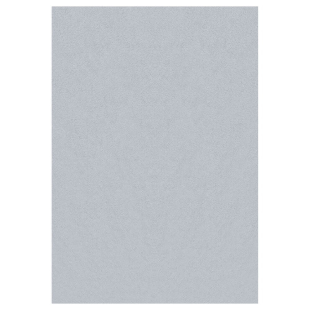 Flycarpets Alberta Laagpolig Fluffy Zilver Vloerkleed