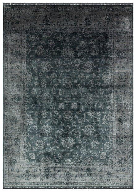 flycarpets Albiga Vintage Antraciet vloerkleed - Bamboe Klassiek