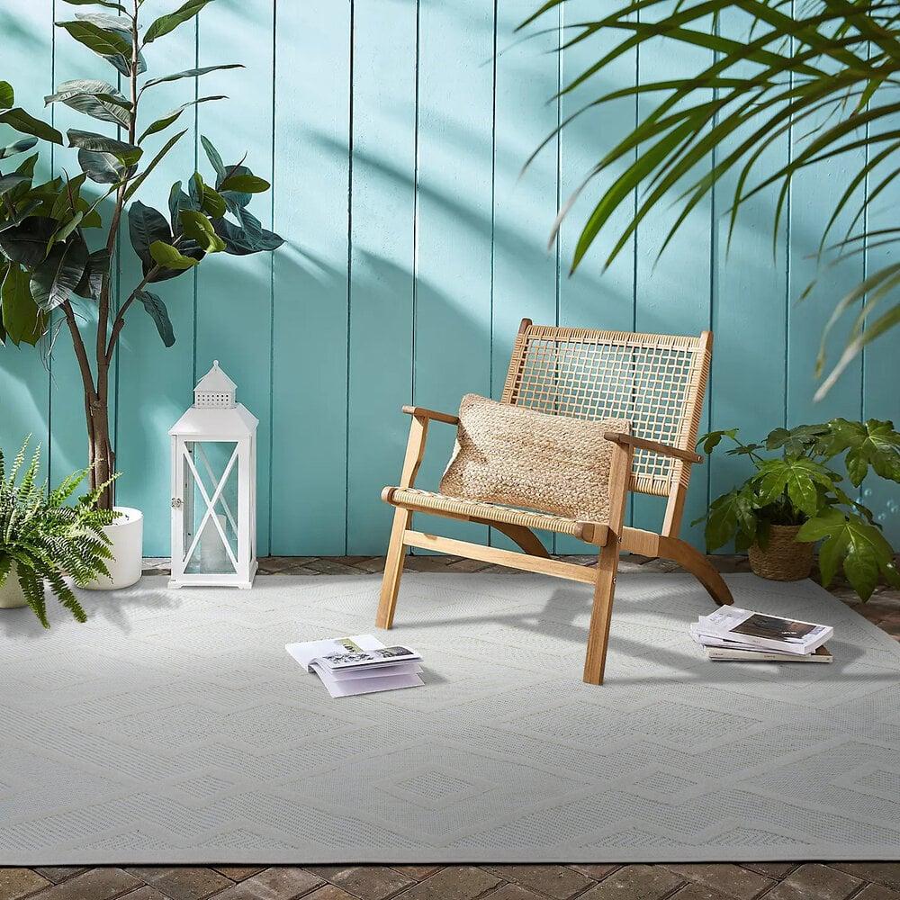 Flycarpets Algarve Indoor & Outdoor Crème Vloerkleed - Scandinavisch Design