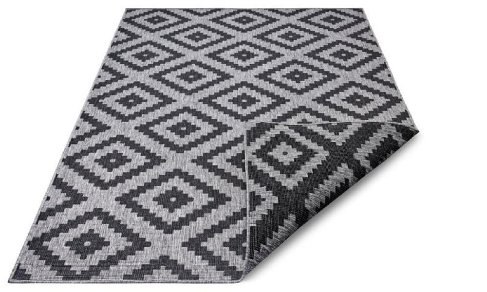 Flycarpets Binnen & Buiten Omkeerbaar Vloerkleed - Malta Grijs