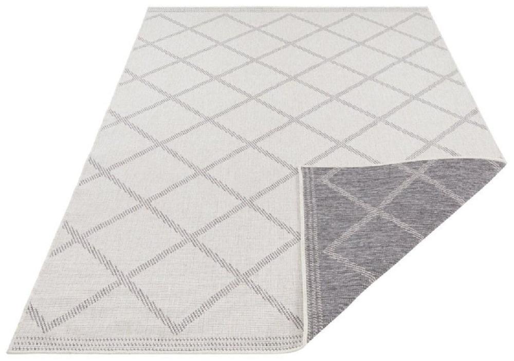 Flycarpets Binnen & Buitenkleed Omkeerbaar - Corsica Grijs/Crème