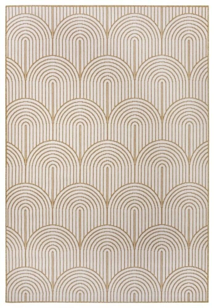 Flycarpets Binnen- En Buitenkleed Omkeerbaar - Pangli Japandi Geel