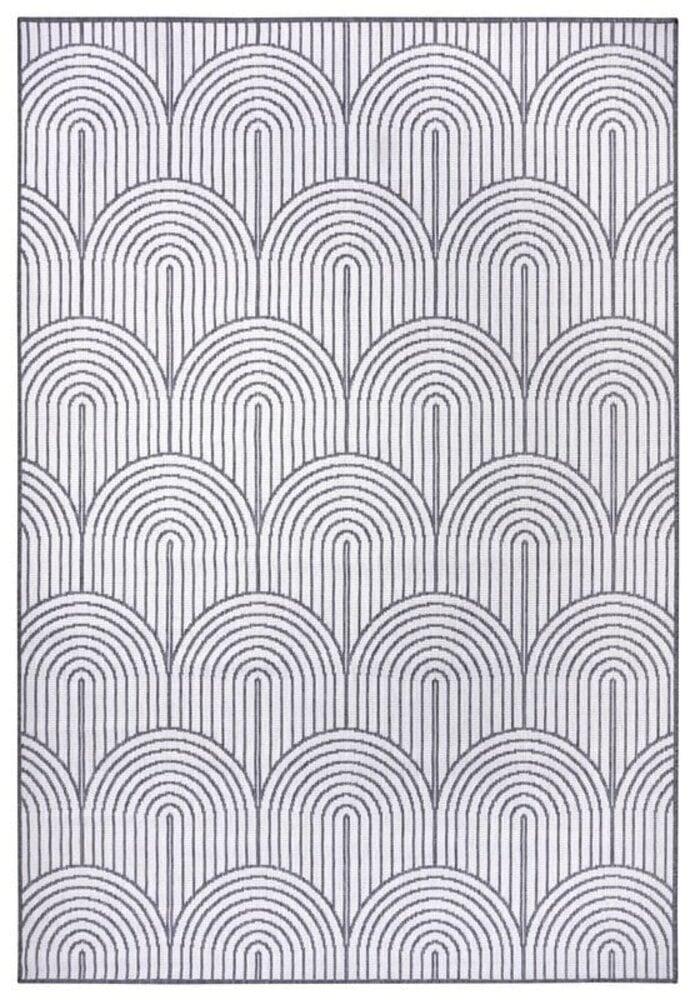 Flycarpets Binnen- En Buitenkleed Omkeerbaar - Pangli Japandi Grijs