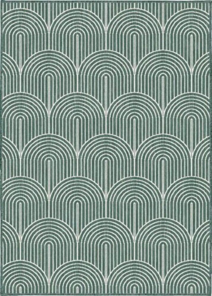 Flycarpets Binnen- En Buitenkleed Omkeerbaar - Pangli Japandi Groen