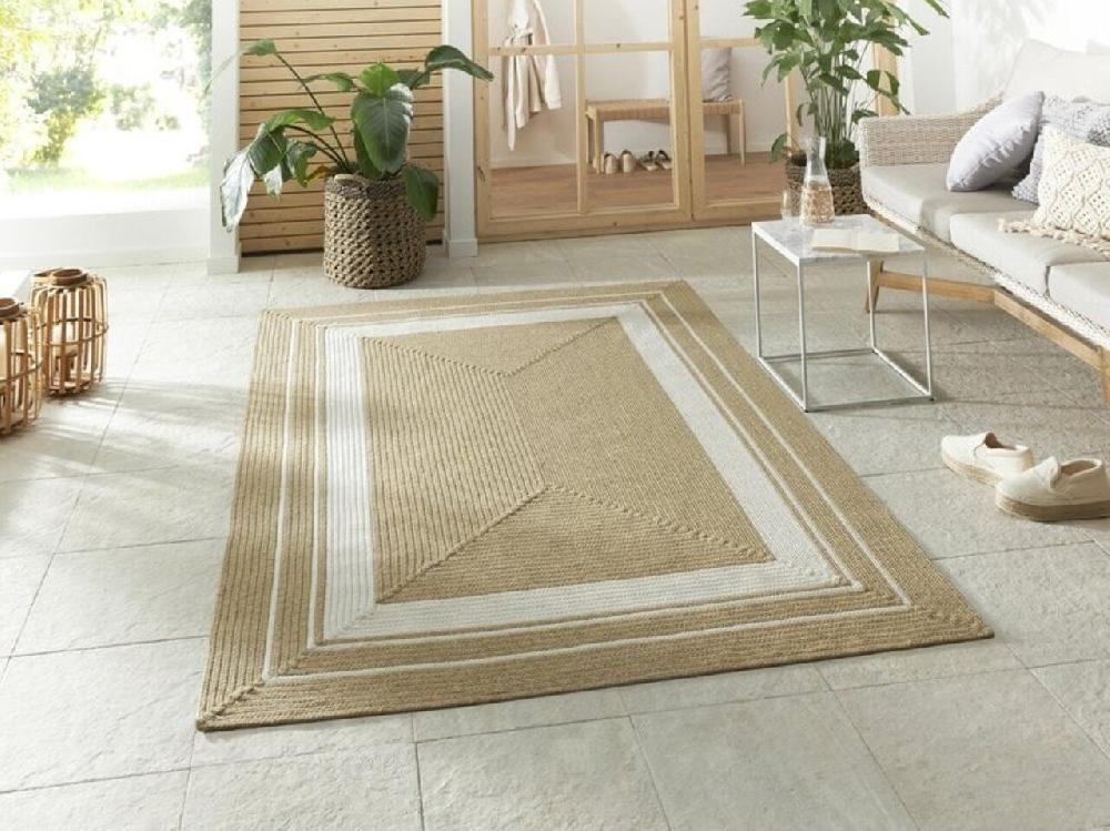 Flycarpets Binnen- En Buitenkleed - Trenzado Beige/Crème