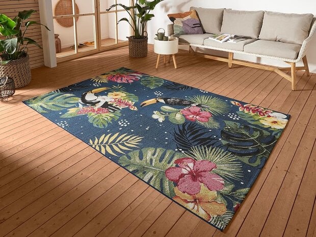 flycarpets Binnen- En Buitenkleed - Tropical Dream Multicolor