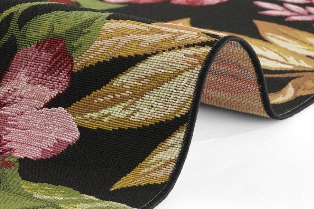 Flycarpets Binnen- En Buitenkleed - Tropical Flowers & Leaves Multicolor