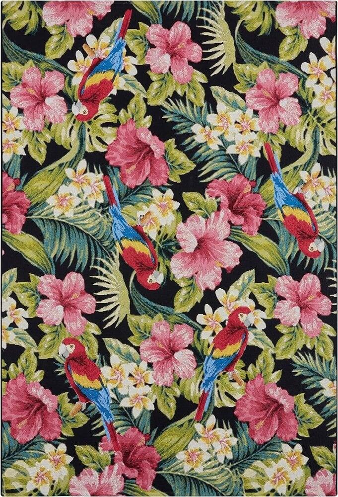 Flycarpets Binnen- En Buitenkleed - Tropical Flowers Multicolor