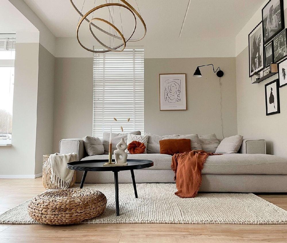 Flycarpets Bolletjes Vloerkleed - Laagpolig - Crème Handgemaakt