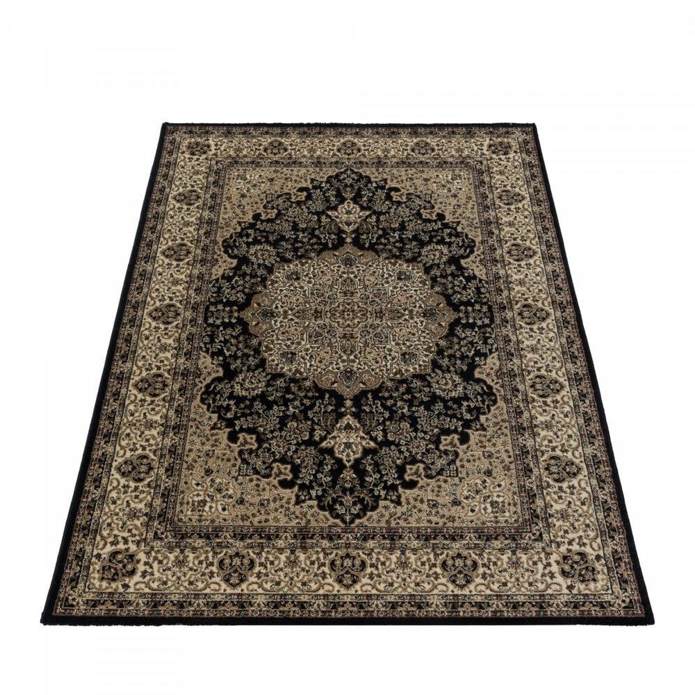 Flycarpets Bukhara Klassiek Zwart Vloerkleed - Oosters Motief