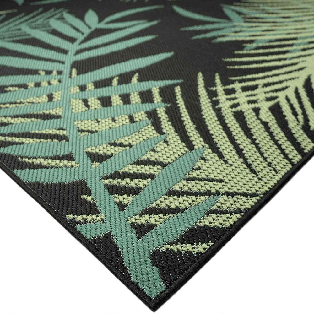 Flycarpets Capri Indoor En Outdoor Groen / Zwart Vloerkleed