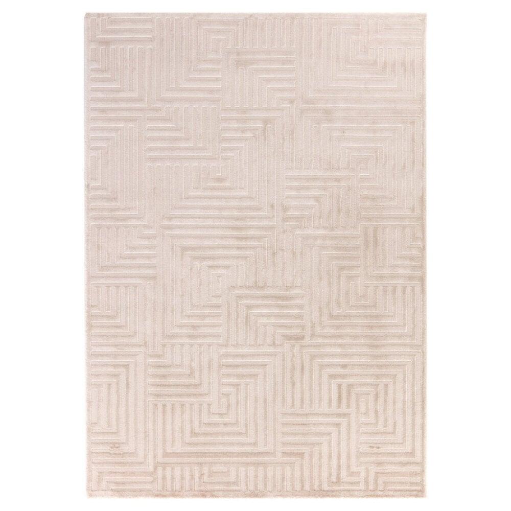 Flycarpets Cara Vloerkleed - Cubico Modern Japandi - Beige