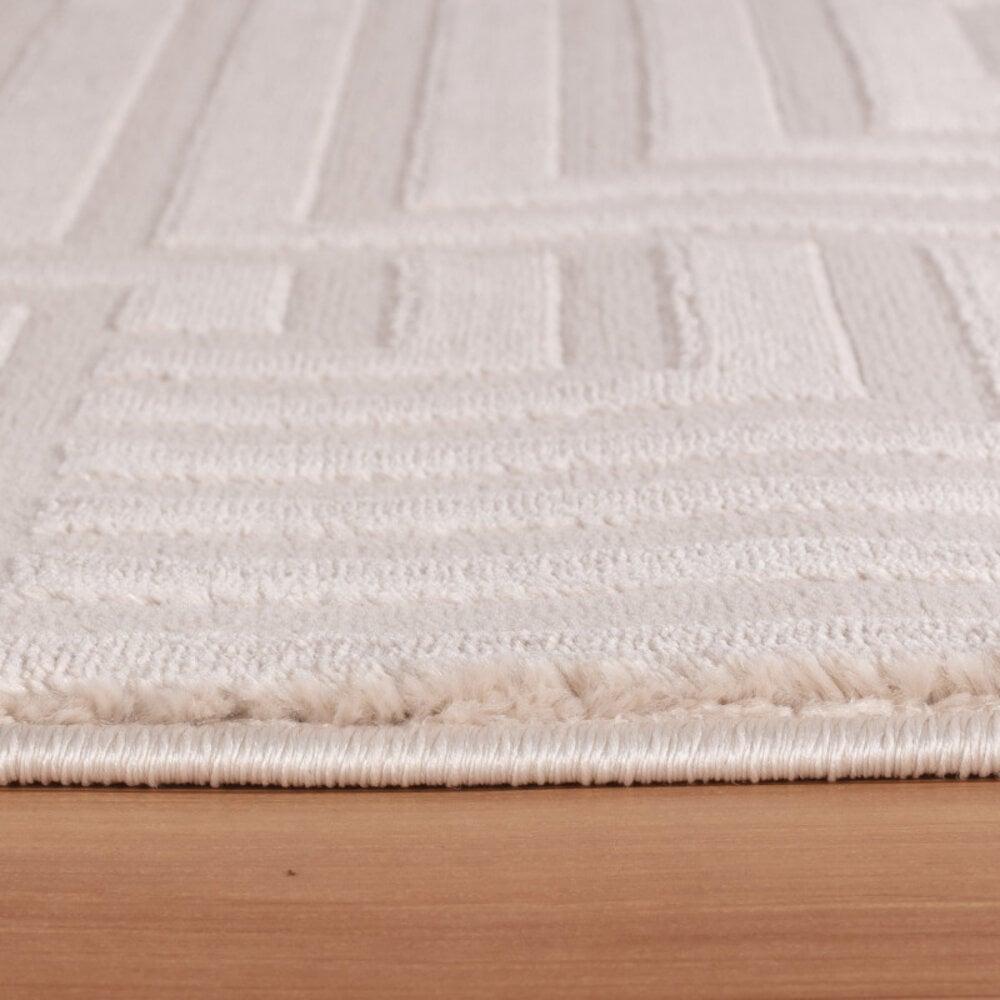 Flycarpets Cara Vloerkleed - Cubico Modern Japandi - Beige