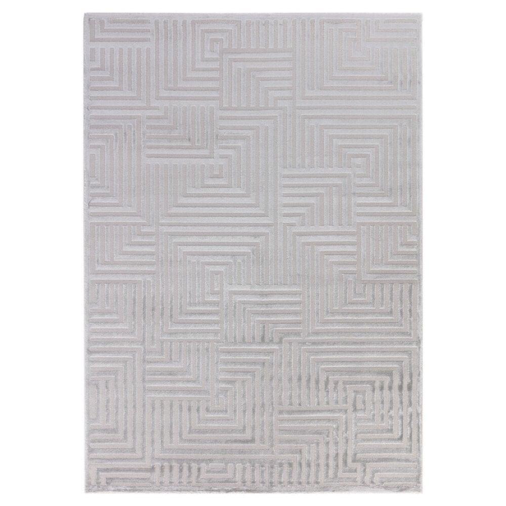 Flycarpets Cara Vloerkleed - Cubico Modern Japandi - Zilver