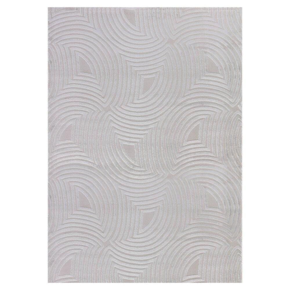 Flycarpets Cara Vloerkleed - Duna Modern Japandi - Zilver