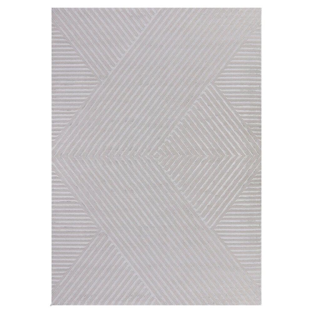 Flycarpets Cara Vloerkleed - Intersecto Modern Japandi - Zilver