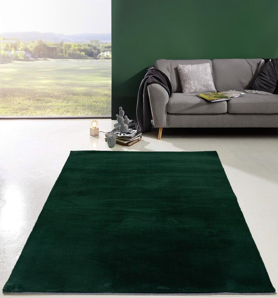 Flycarpets Comfy Vicenza Vloerkleed - Zacht Hoogpolig - Groen