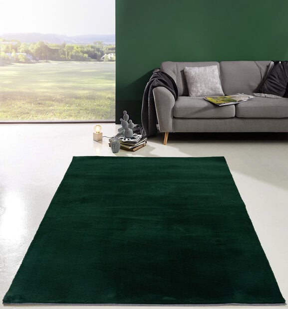 flycarpets Comfy Vicenza vloerkleed - Zacht Hoogpolig - Groen flycarpets Comfy Vicenza vloerkleed - Zacht Hoogpolig - Groen